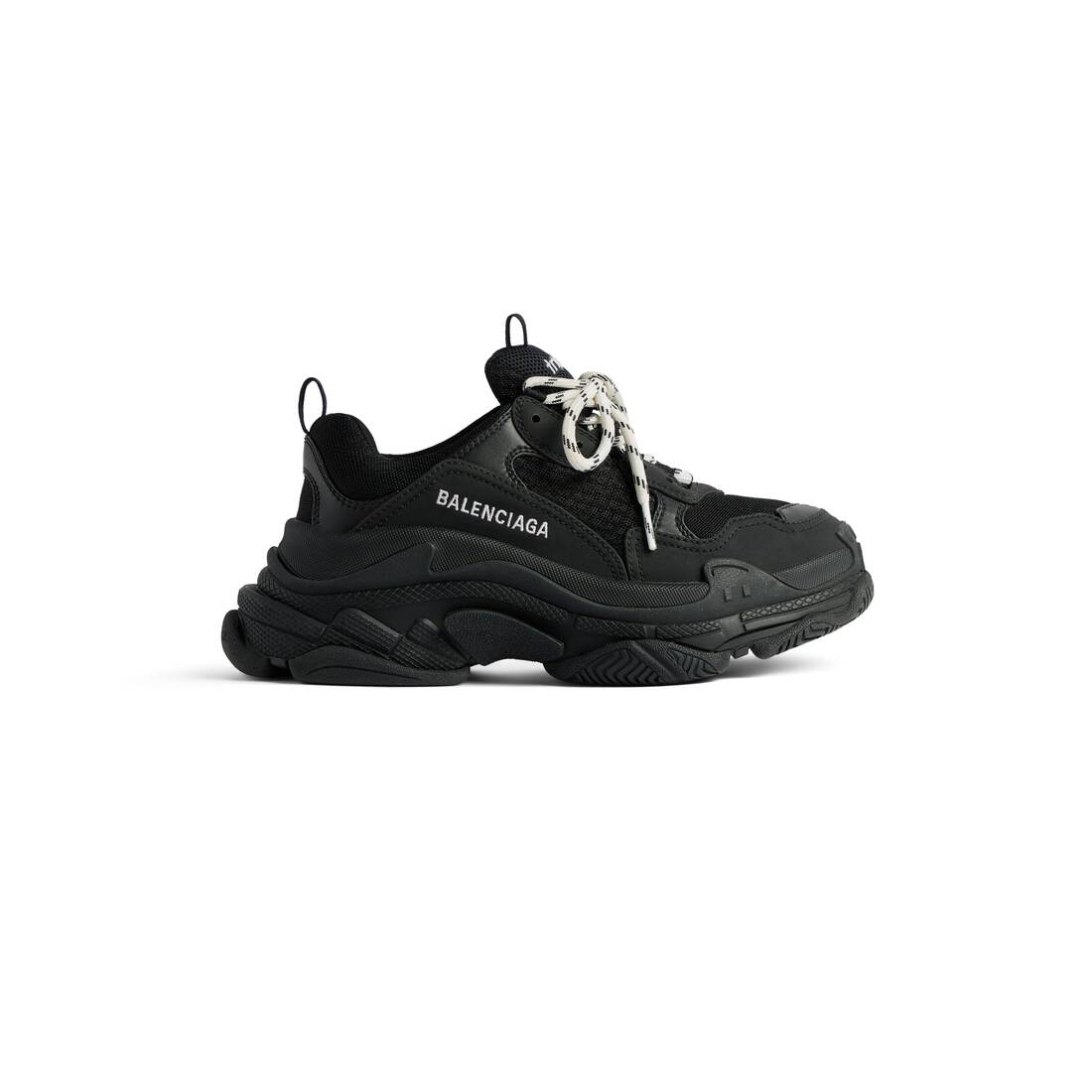 Women’s Triple S Sneaker in Black - Image 1